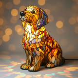 動物ランプ - 輝くゴールデンレトリーバー